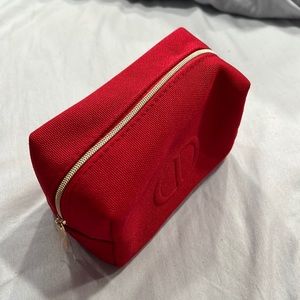 Red dior cosmetic pouch